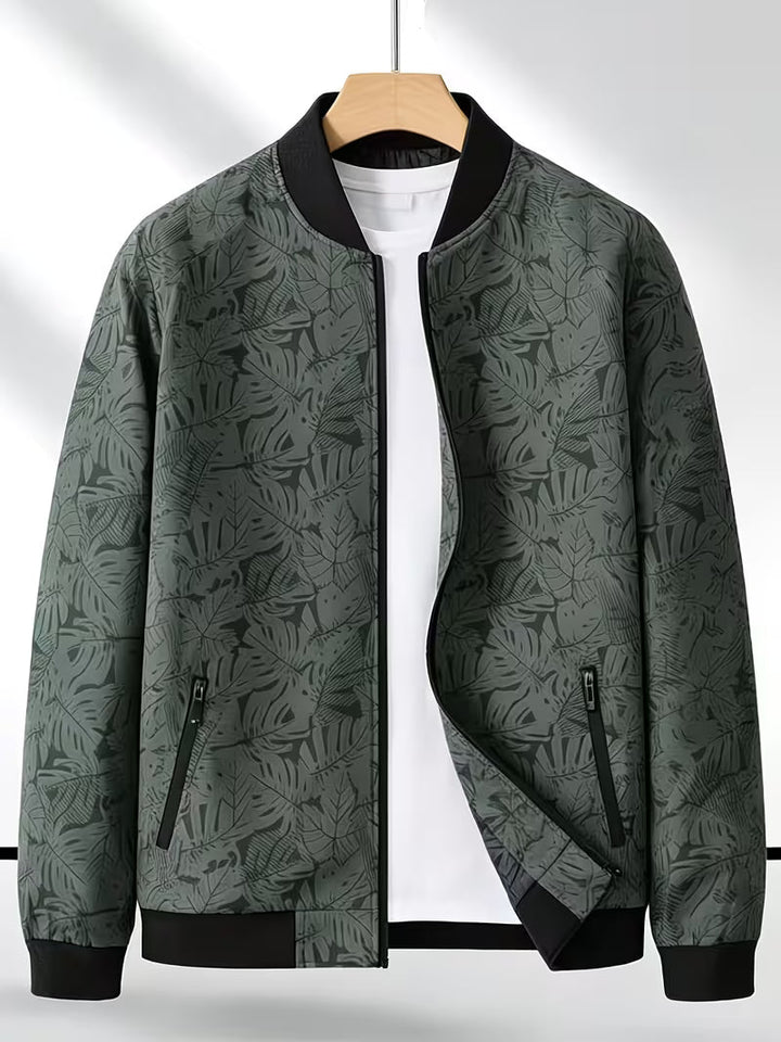 Dagan - Fermuarlı Rahat Uzun Kollu Spor Ceket