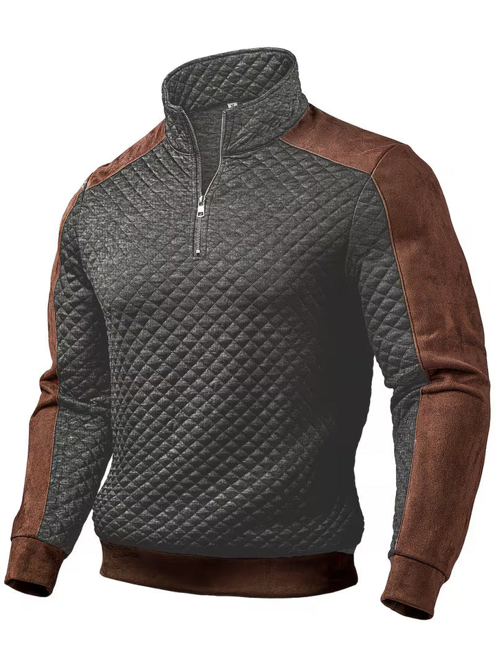 Gioele - Uzun Kollu Fermuarlı Gömlek