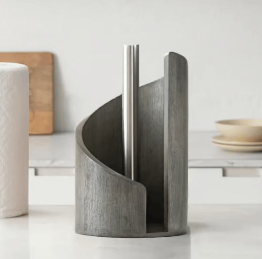 WoodRipple -  Ahşap Tuvalet Kağıdı Tutucu Standı