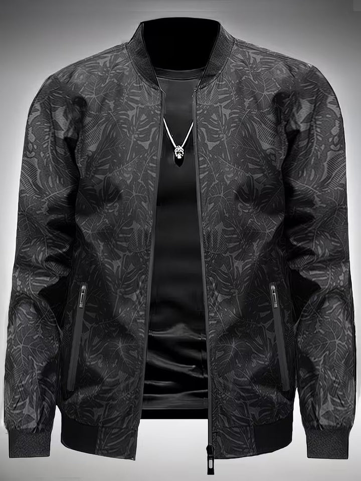 Dagan - Fermuarlı Rahat Uzun Kollu Spor Ceket