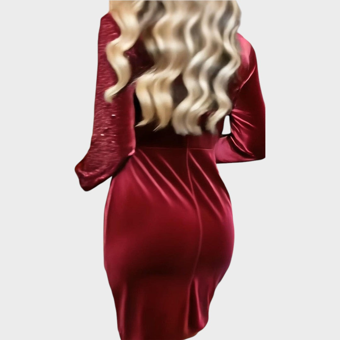 Cilla - Işıltılı Midi Elbise