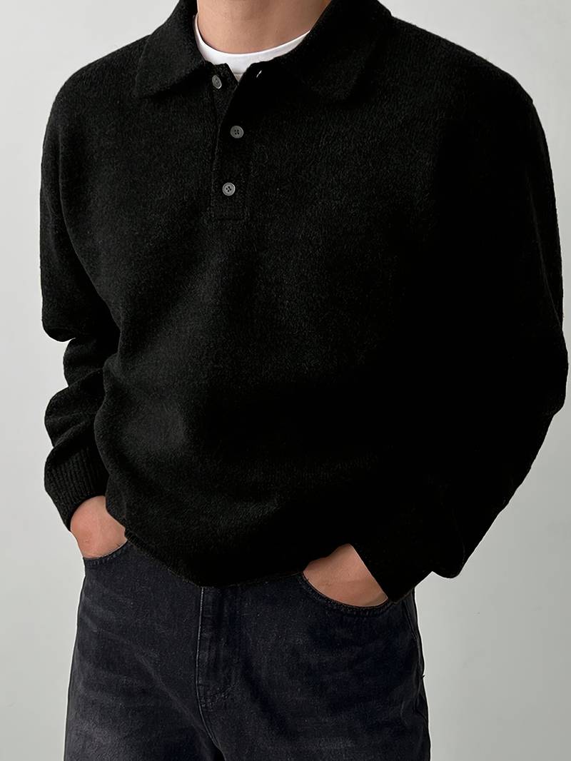 Eliran - Zarif Uzun Kollu Balıkçı Yaka Örgü Üst