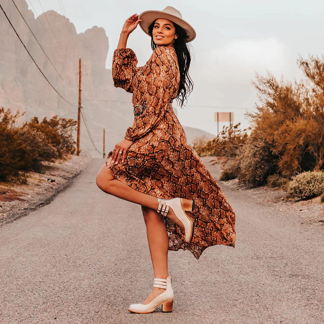 Steffie – Ahşap Yüksek Topuklu Ayakkabı