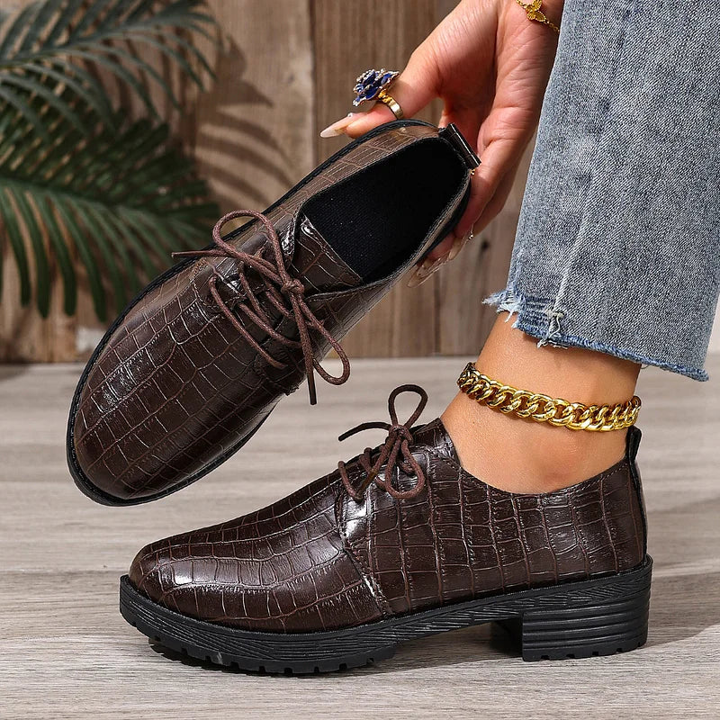 Niyra – Kalın Tabanlı Bağcıklı Derby Ayakkabı