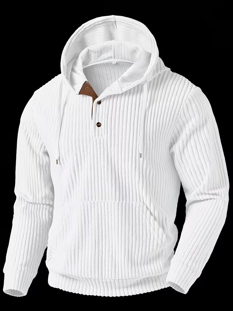 Colman - Zarif Dokulu Kapüşonlu Sweatshirt