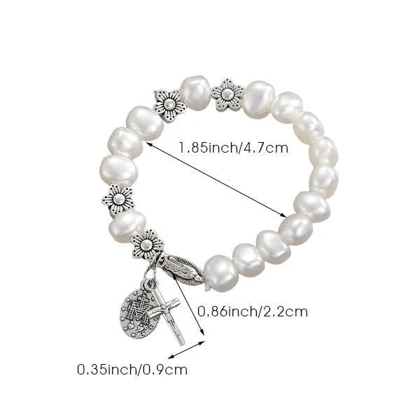 Ninetta - Serenity Meryem Ana Papatya Bileklik