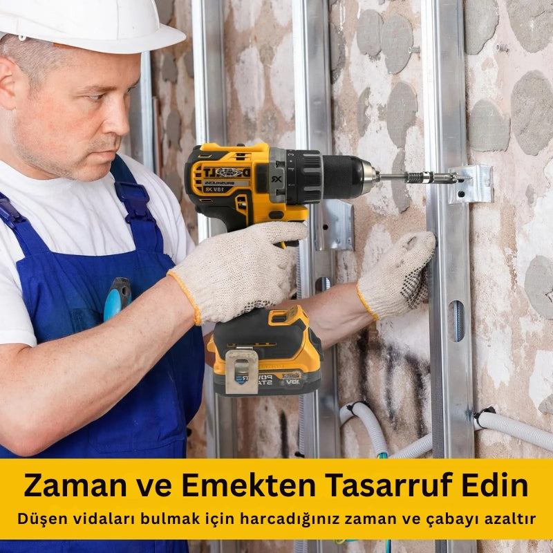 DrillMate - Yaylı Kilitli Vida Tutucu