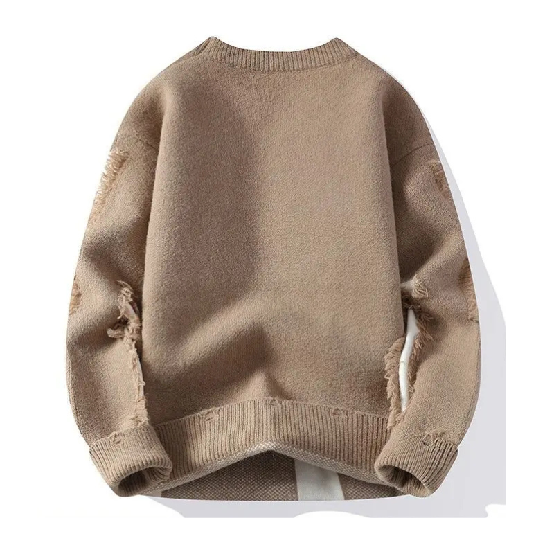 Samir - Patchwork Örgü Kazak