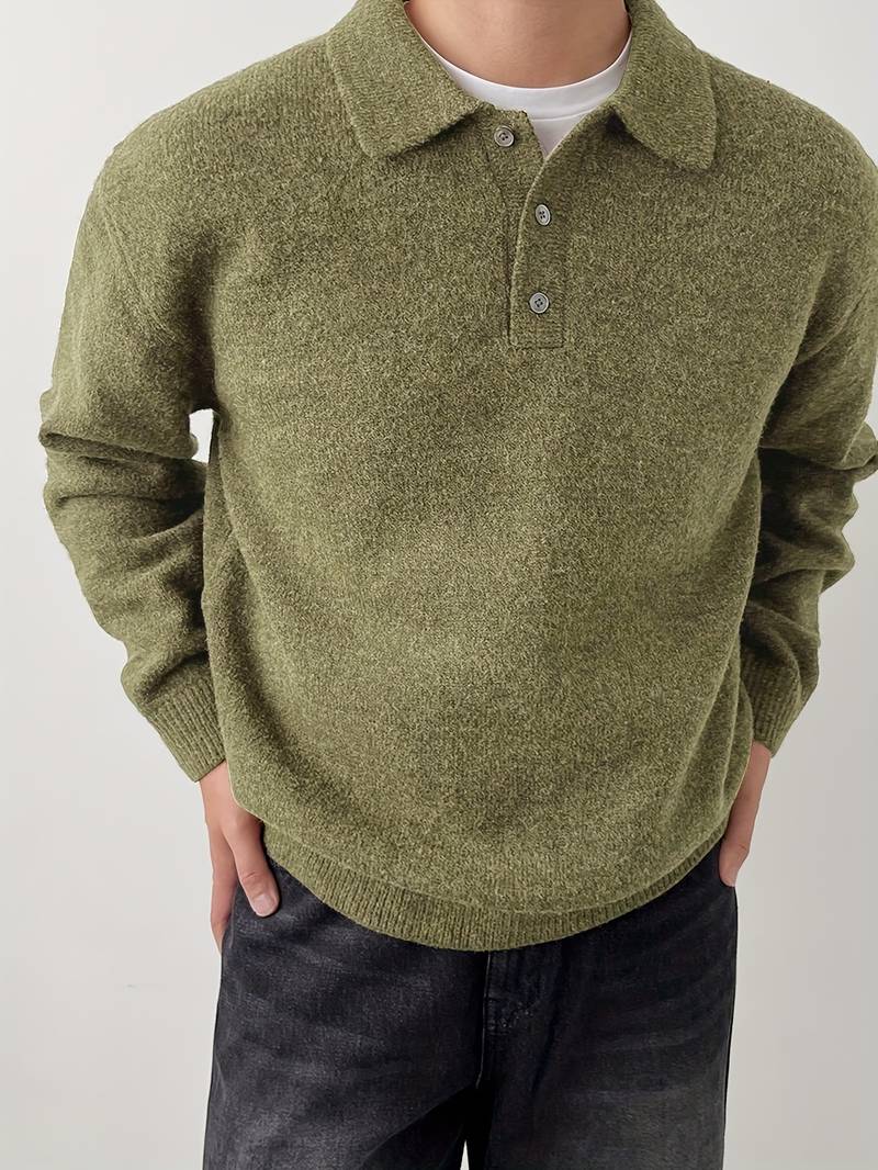 Eliran - Zarif Uzun Kollu Balıkçı Yaka Örgü Üst