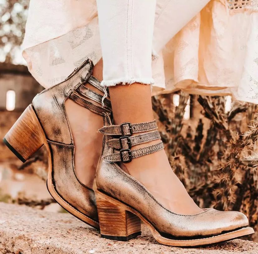 Steffie – Ahşap Yüksek Topuklu Ayakkabı