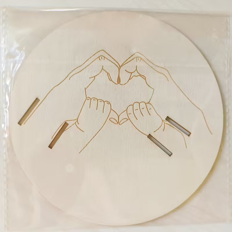 BirthMark - Ahşap Doğum Bileziği Plaketi