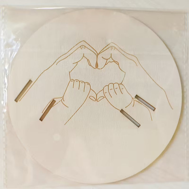 BirthMark - Ahşap Doğum Bileziği Plaketi