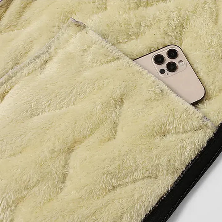 Stevie - Kapitone Kolsuz Yün Yelek