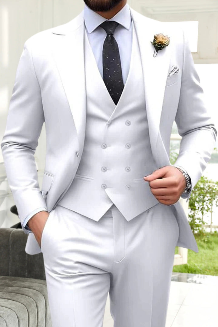 Gremist - Peak Yaka Slim Fit 3 Parça Takım Elbise