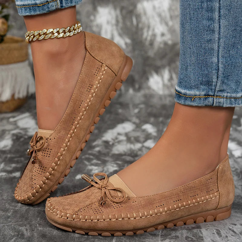 Rofia - Günlük Kaymaz Deri Loaferlar