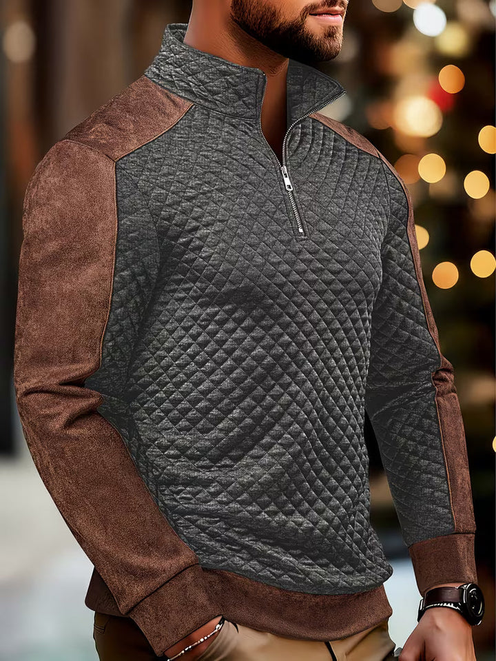 Gioele - Uzun Kollu Fermuarlı Gömlek