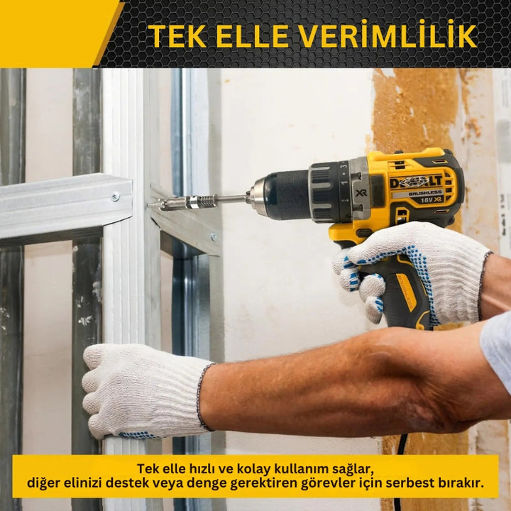 DrillMate - Yaylı Kilitli Vida Tutucu