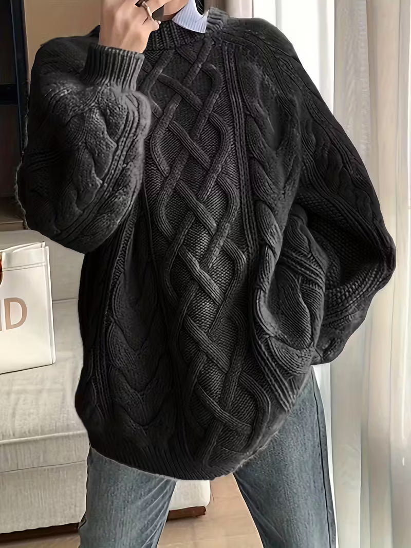 Elayra - Rahat Bol Kesim Örme Kazak