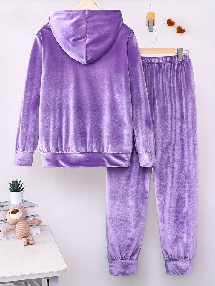 Tiferet - Zarif Kapüşonlu Sweatshirt ve Pantolon Takımı