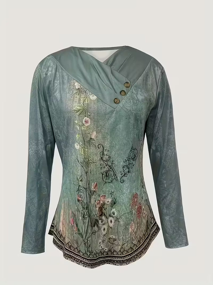 Dainora - Etnik Stil Tatar Desenli Mini Elbise