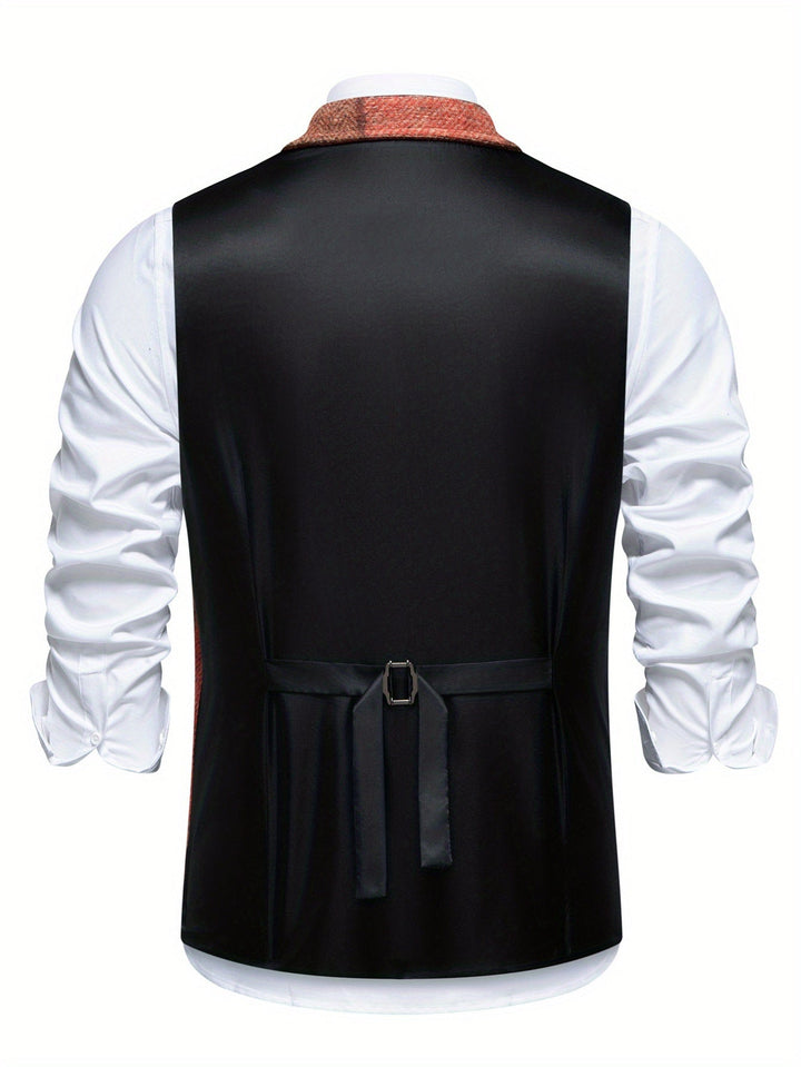 Saverse - Yamaiş Balıksırtı Tweed Yelek