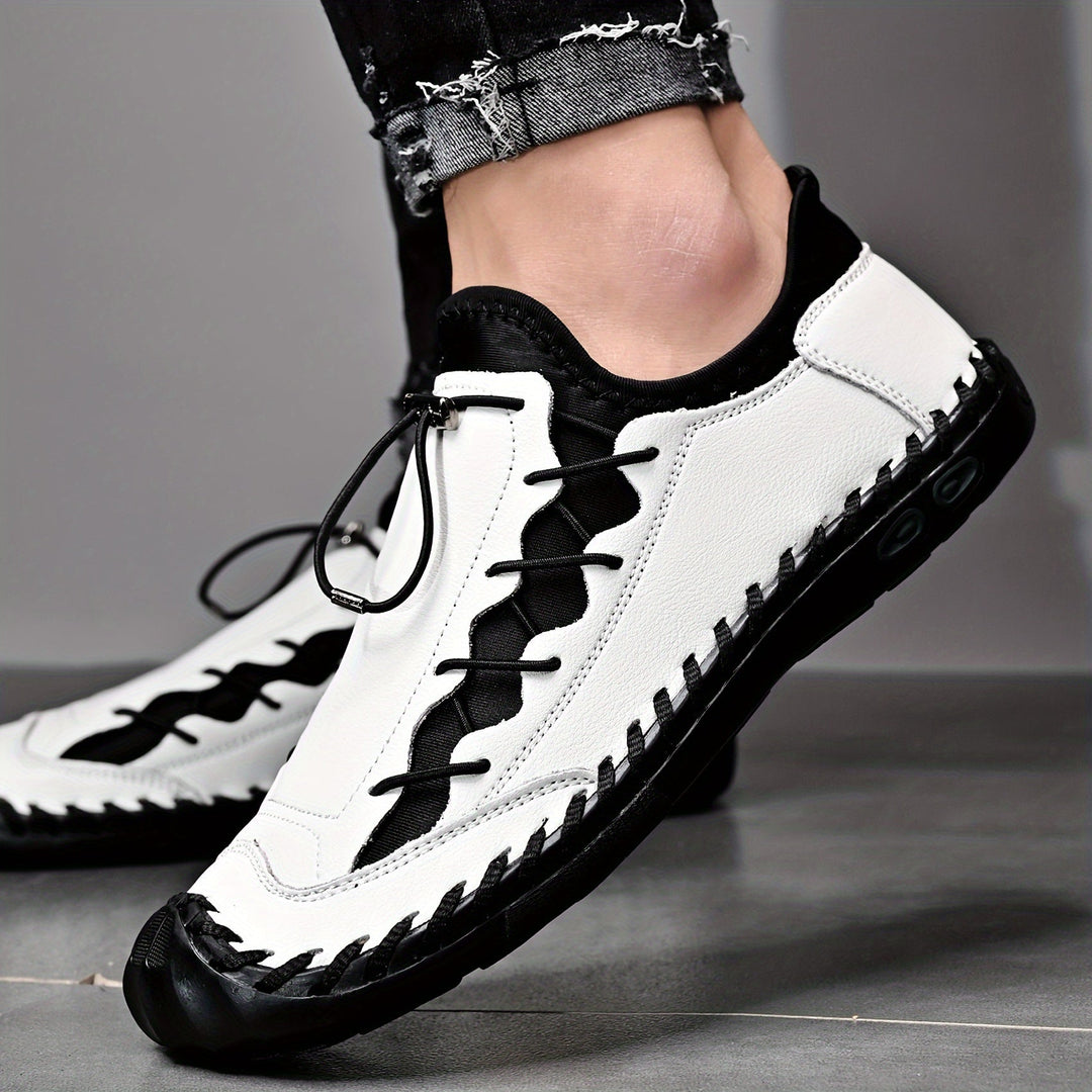 Razam - Kaymaz Tabanlı Deri Spor Ayakkabı