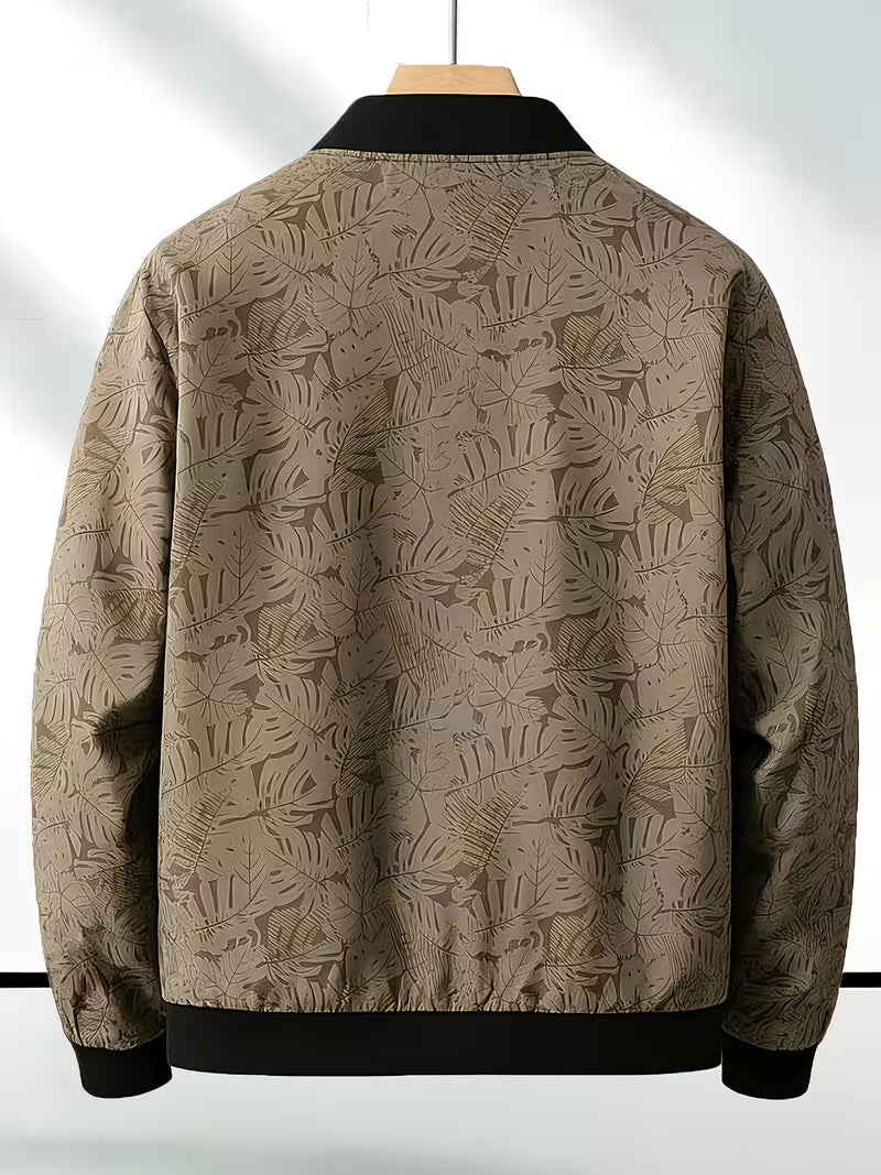 Dagan - Fermuarlı Rahat Uzun Kollu Spor Ceket