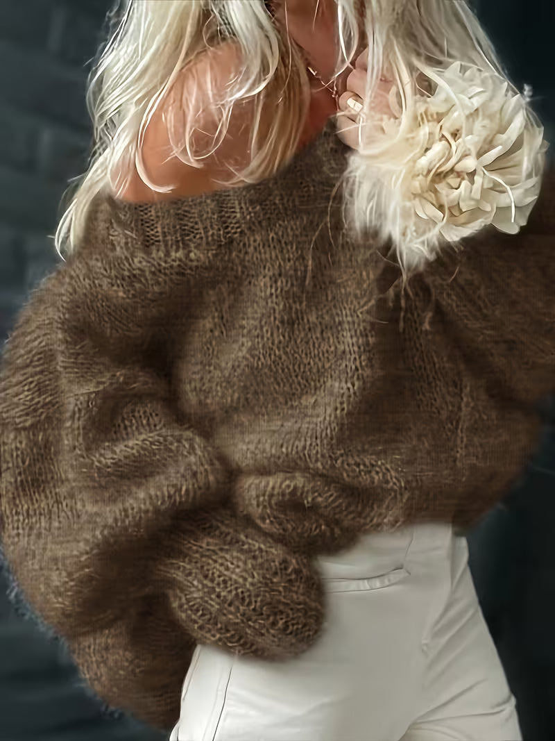 Dariya - Kısa ve Yumuşak Örgü Kazak