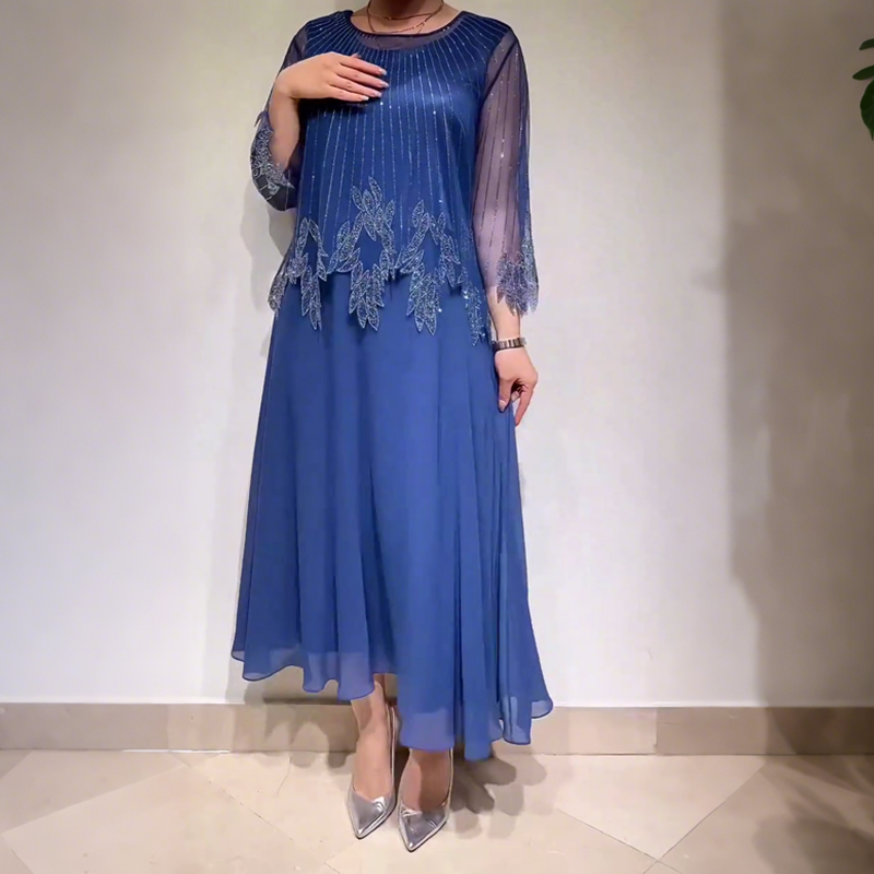 Eiriana - Zarif Midi Elbise