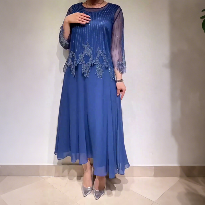 Eiriana - Zarif Midi Elbise