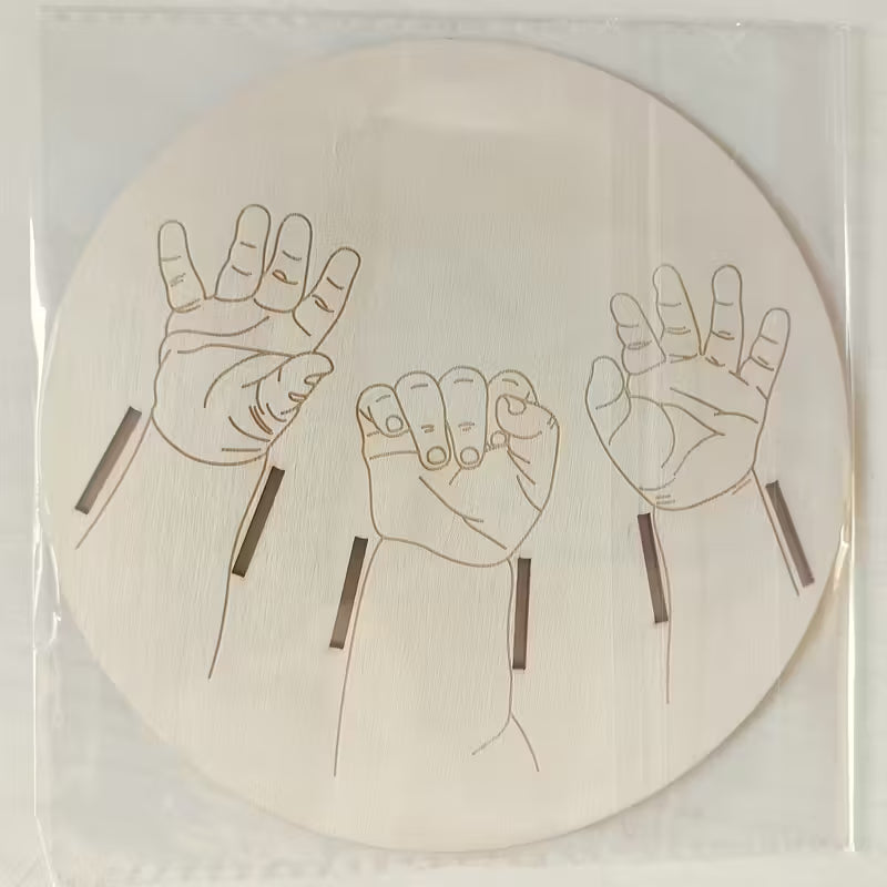 BirthMark - Ahşap Doğum Bileziği Plaketi