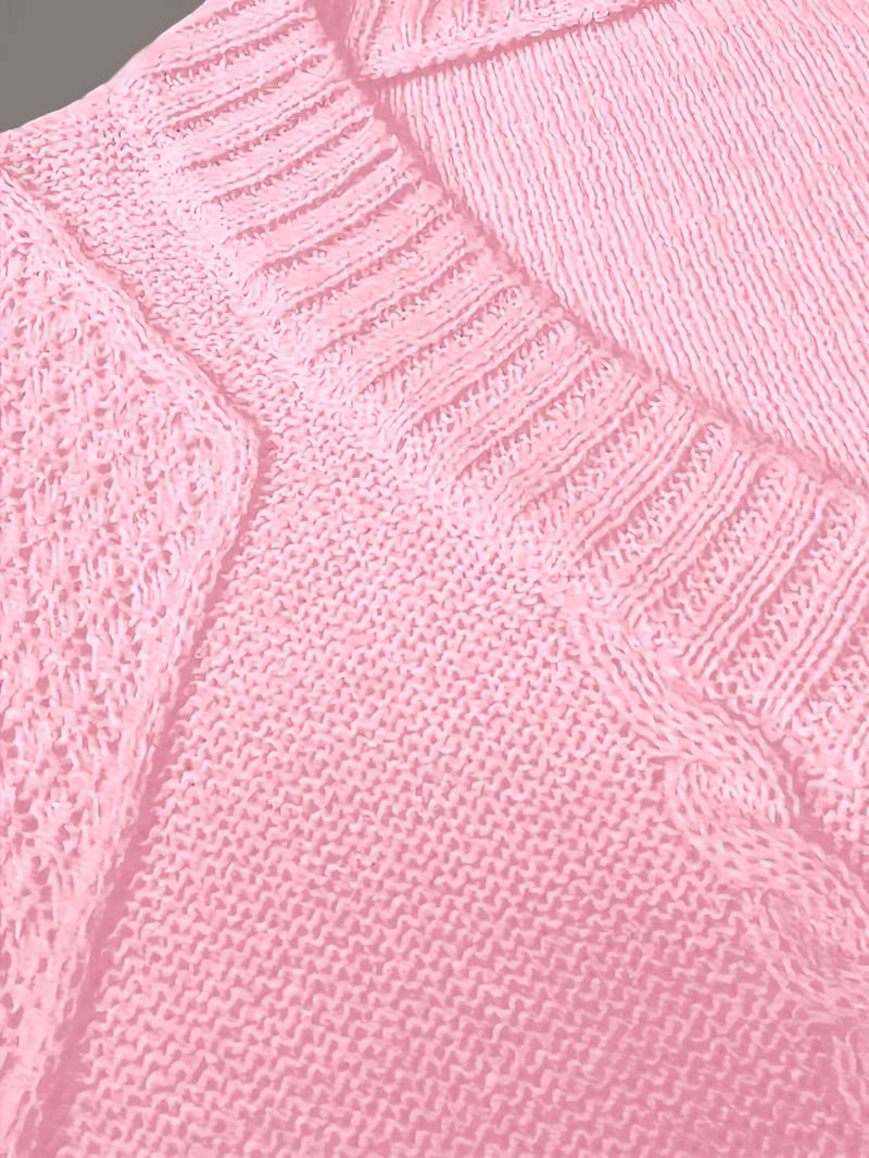 Tzvia - Günlük V Yaka Örgü Kazak