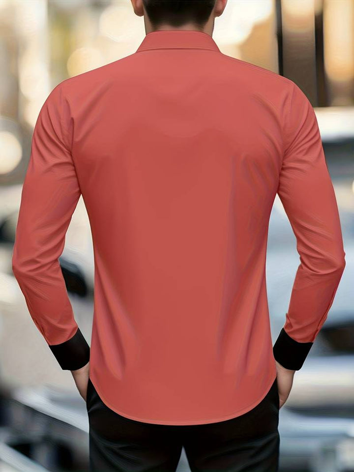 Shoval - Düğmeli Zarif Uzun Kollu Gömlek