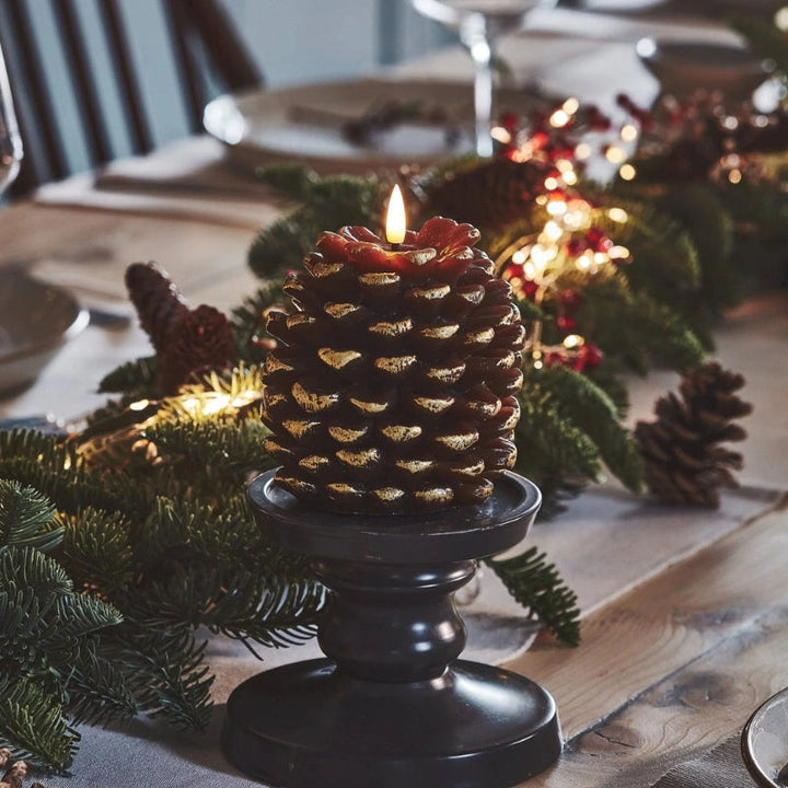 ForestFlame - Mood Pine Cone Alevsiz Mum