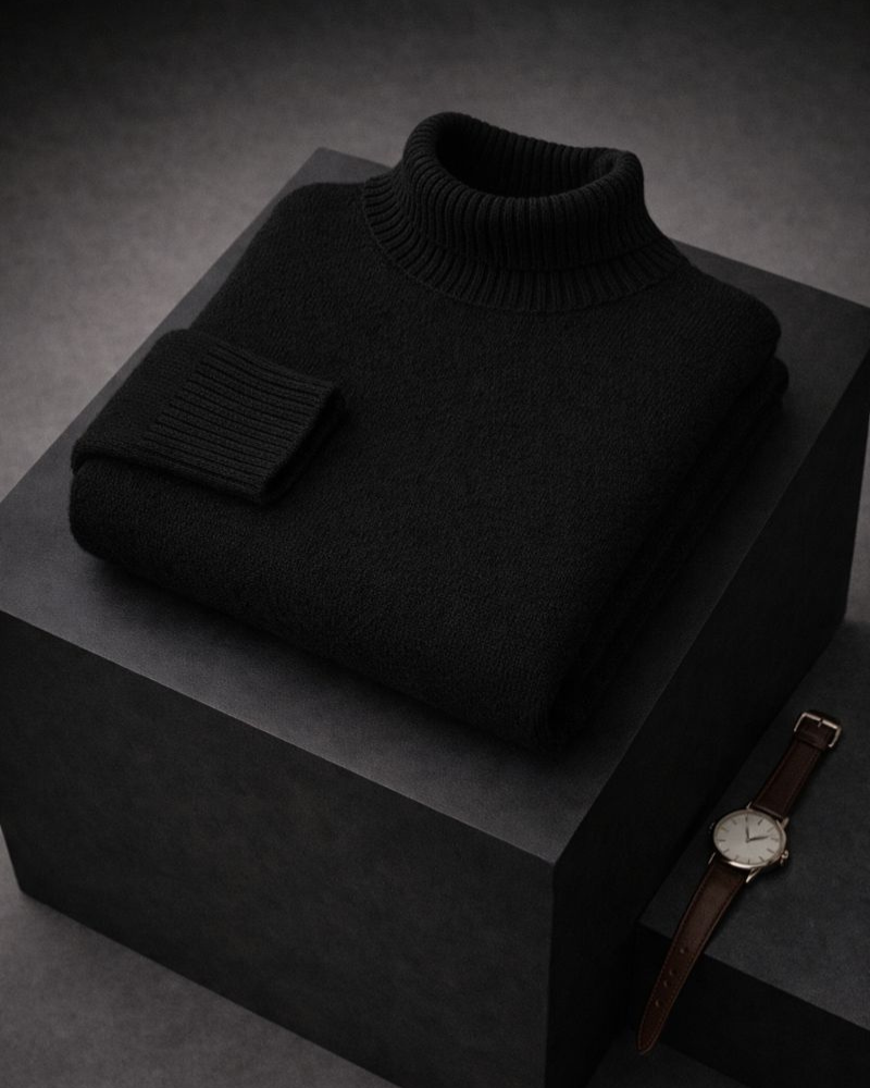 Daryana - Yumuşak Balıkçı Yaka Kazak