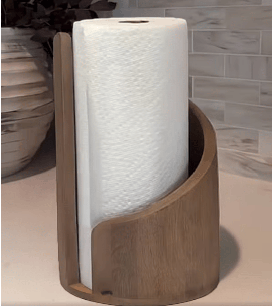 WoodRipple -  Ahşap Tuvalet Kağıdı Tutucu Standı