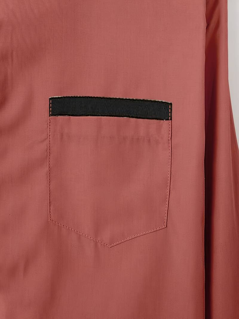 Shoval - Düğmeli Zarif Uzun Kollu Gömlek