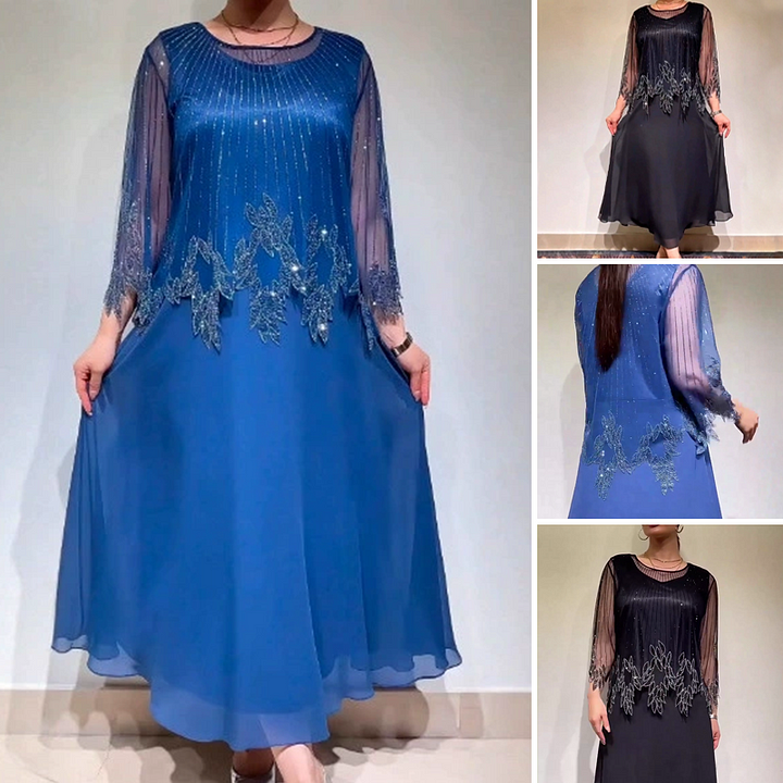 Eiriana - Zarif Midi Elbise