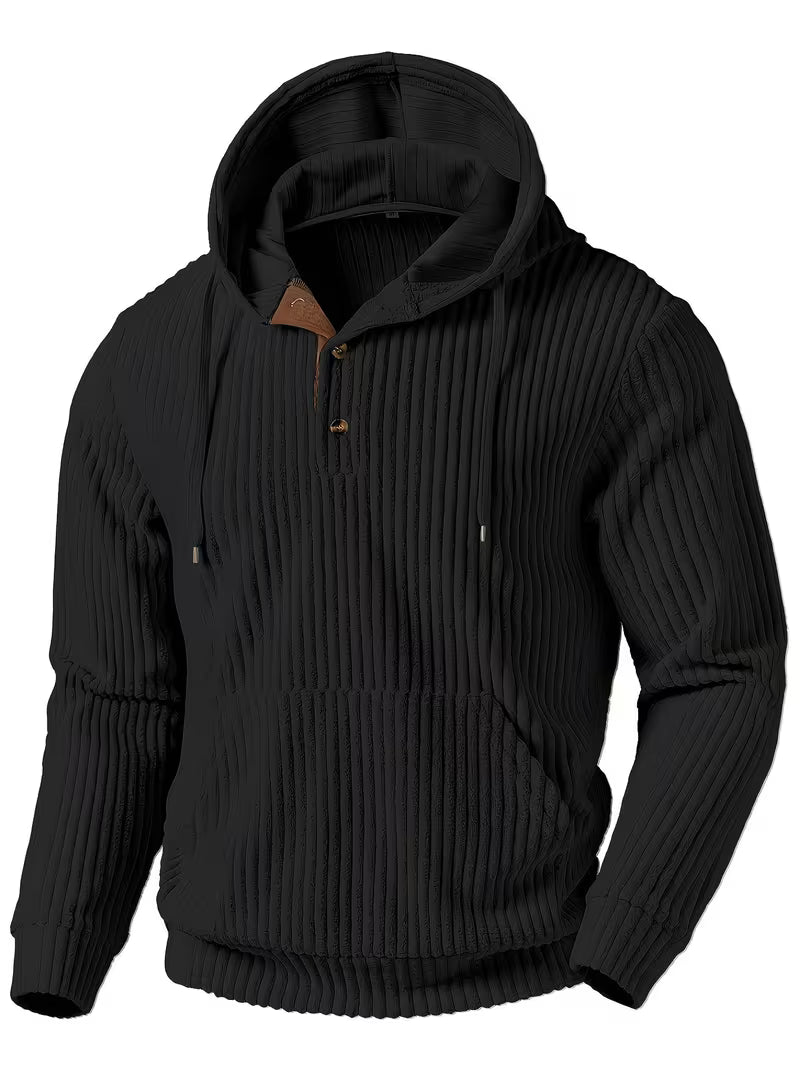 Colman - Zarif Dokulu Kapüşonlu Sweatshirt