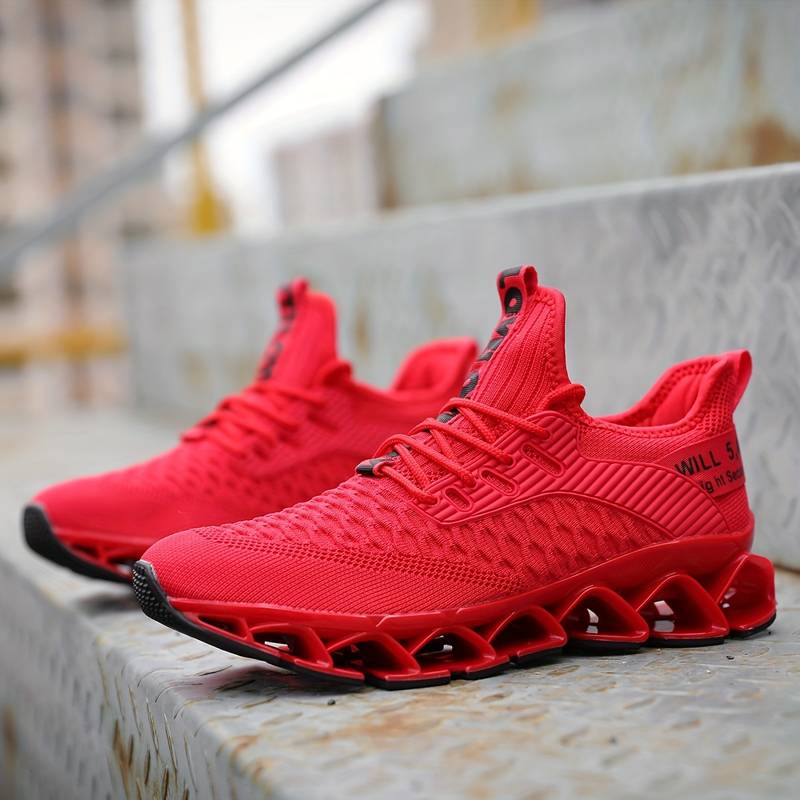 Shmuel - Günlük Geometrik Bağcıklı Spor Ayakkabı