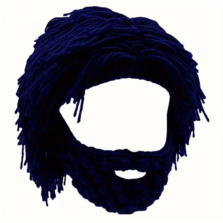 Grantley - Düz Saç Peruğu Eklendiği Punk Stili Bere