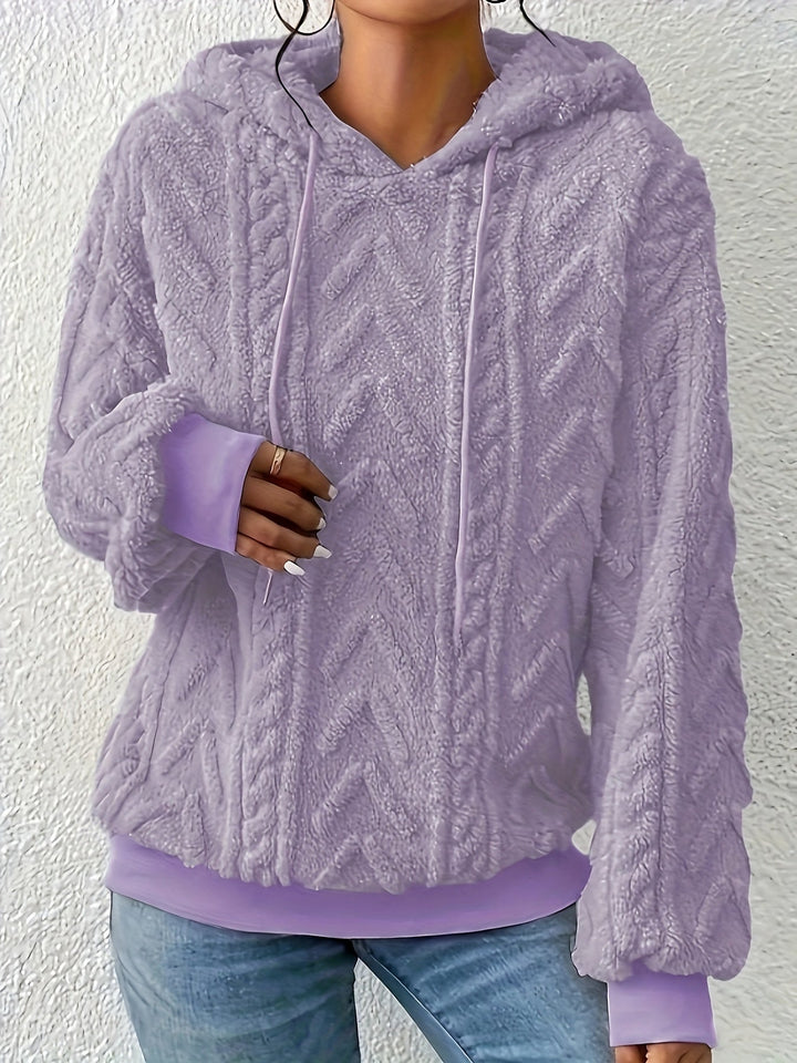 Andrine - Uzun Kollu Kapüşonlu Ceket