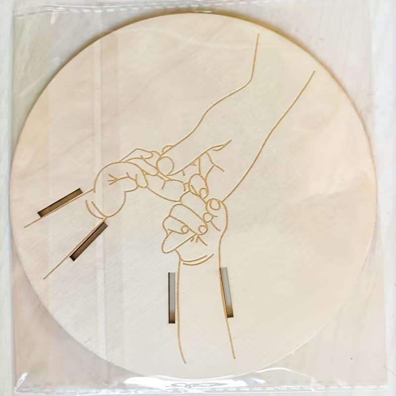 BirthMark - Ahşap Doğum Bileziği Plaketi