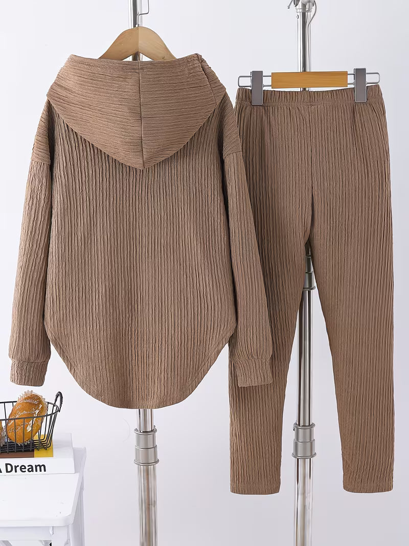 Berenika - Günlük Kapüşonlu Üst ve Tayt