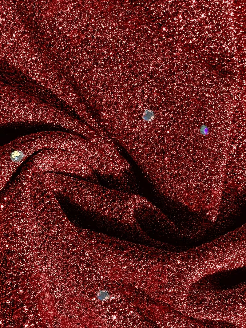 Eglantina - Yoğun Nakışlı Boncuklu Midi Elbise