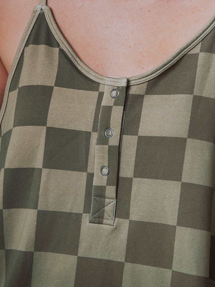 Arija - Aşırı Büyük Kareli Tulum