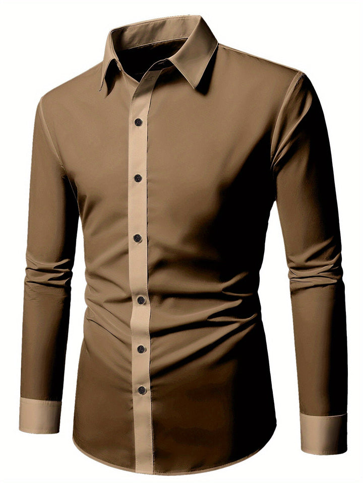 Tayib - Uzun Kollu Düğmeli Gömlek