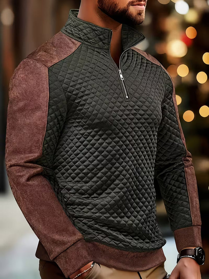 Gioele - Uzun Kollu Fermuarlı Gömlek