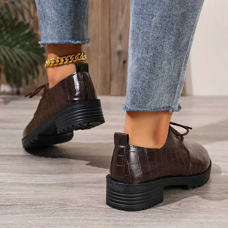 Niyra – Kalın Tabanlı Bağcıklı Derby Ayakkabı