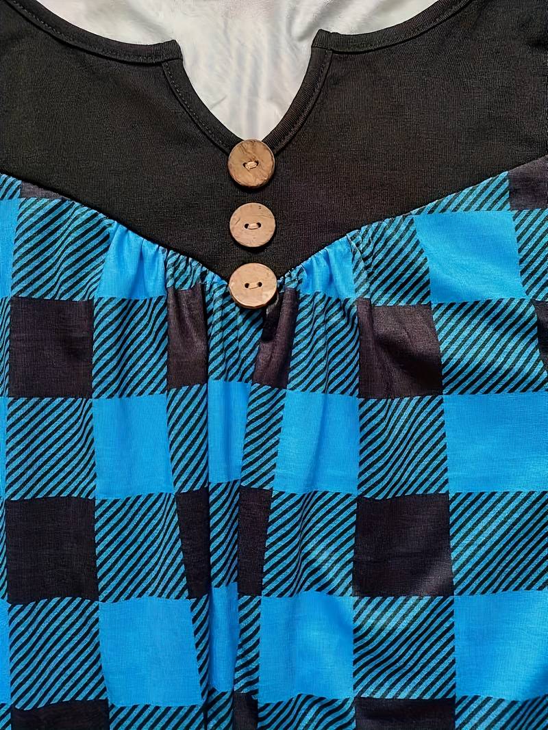 Fontemanha - Sonbahar Noel Ekose Desenli Üst